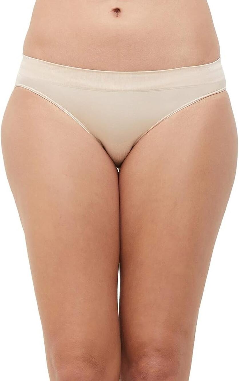 NWT Wacoal Women's S Nude B-SMOOTH SEAMLESS BIKINI Discontinued